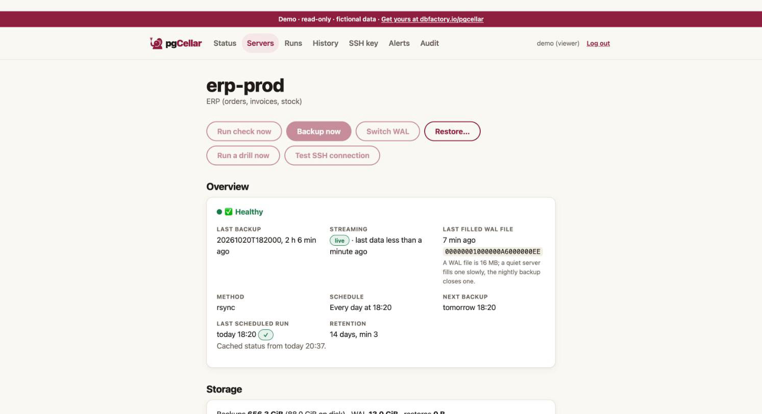 The server page